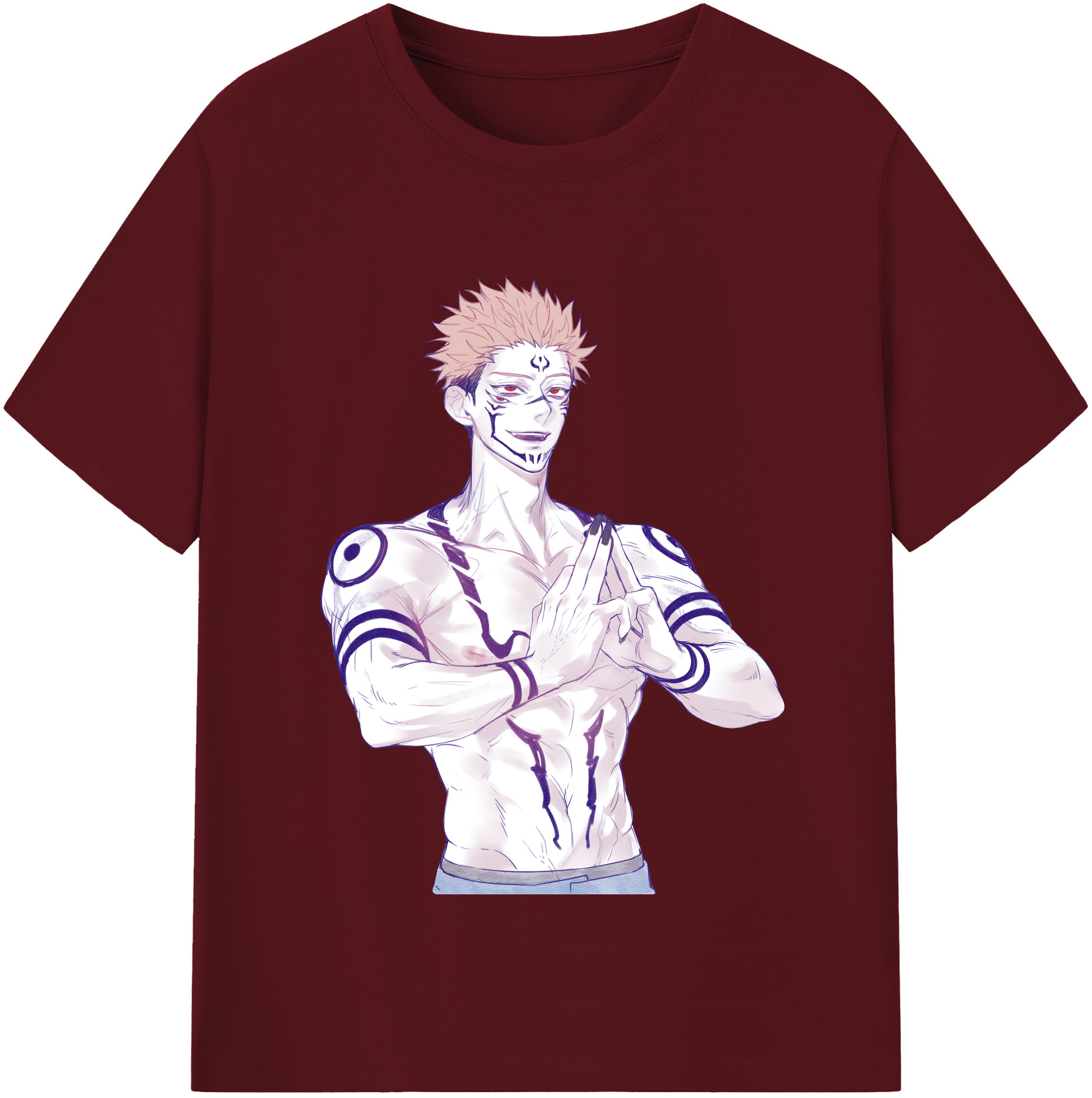 （画像用） 呪術廻戦 Jujutsu Kaisen 綿100％半袖Tシャツ（フロントプリント）